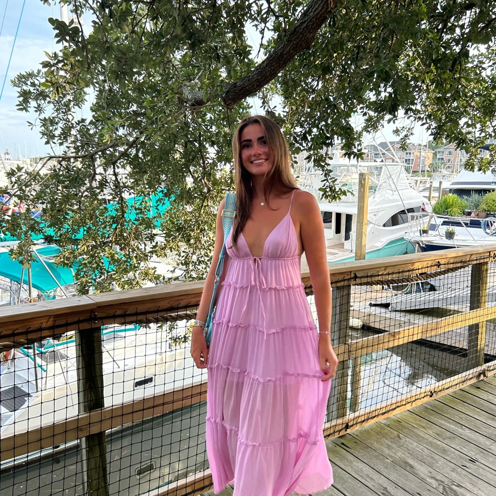 A.L.C. Pink Maxi Dress